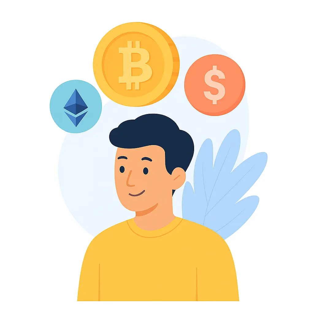 Cryptocurrency illustration